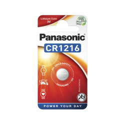 Батарейка Panasonic CR-1216EL/1B літієва CR1216 блістер, 1 шт. Батарейка Panasonic CR-1216EL/1B літієва CR1216 блістер, 1 шт.