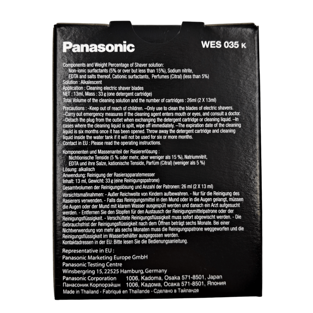 Змінний картридж для чищення до електробритв Panasonic WES035K503 Змінний картридж для чищення до електробритв Panasonic WES035K503