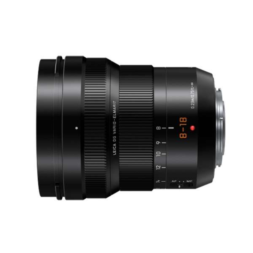 Об'єктив Panasonic H-E08018E Micro 4/3 Lens 8-18mm f/2.8-4 ASPH. Leica DG Vario-Elmarit Об'єктив Panasonic H-E08018E Micro 4/3 Lens 8-18mm f/2.8-4 ASPH. Leica DG Vario-Elmarit