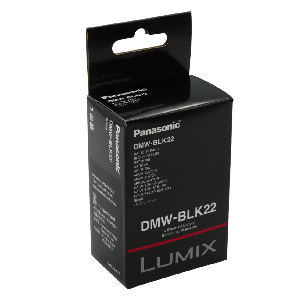 Акумулятор оригінальний для фотоапаратів Panasonic DMW-BLK22E Акумулятор оригінальний для фотоапаратів Panasonic DMW-BLK22E