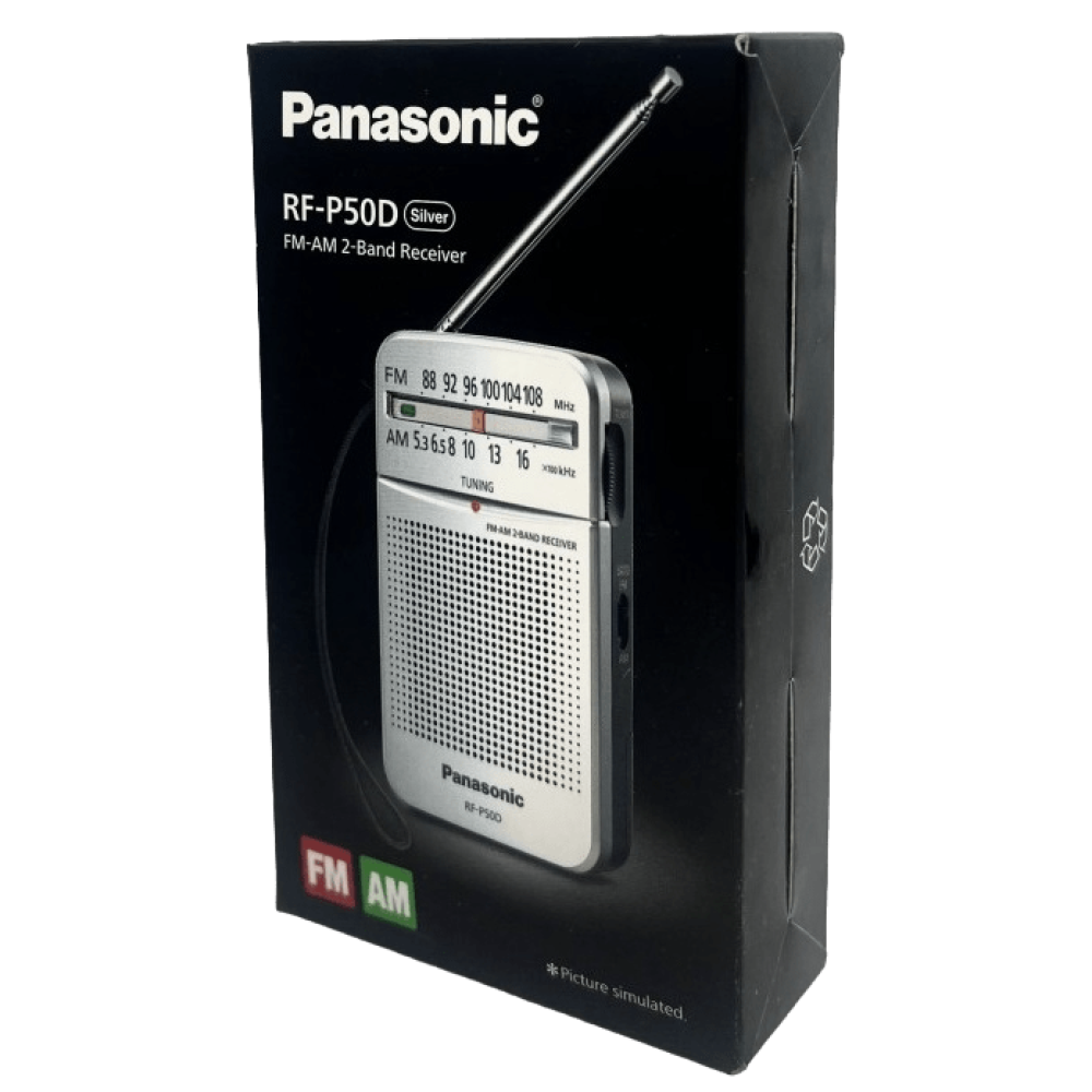 Радіоприймач Panasonic RF-P50DGC-S з навушником у комлекті Радіоприймач Panasonic RF-P50DGC-S з навушником у комлекті