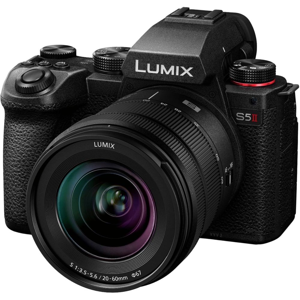 Цифрова фотокамера Panasonic Lumix S DC-S5M2KEE Kit S-R2060E f/3.5-5.6 Цифрова фотокамера Panasonic Lumix S DC-S5M2KEE Kit S-R2060E f/3.5-5.6
