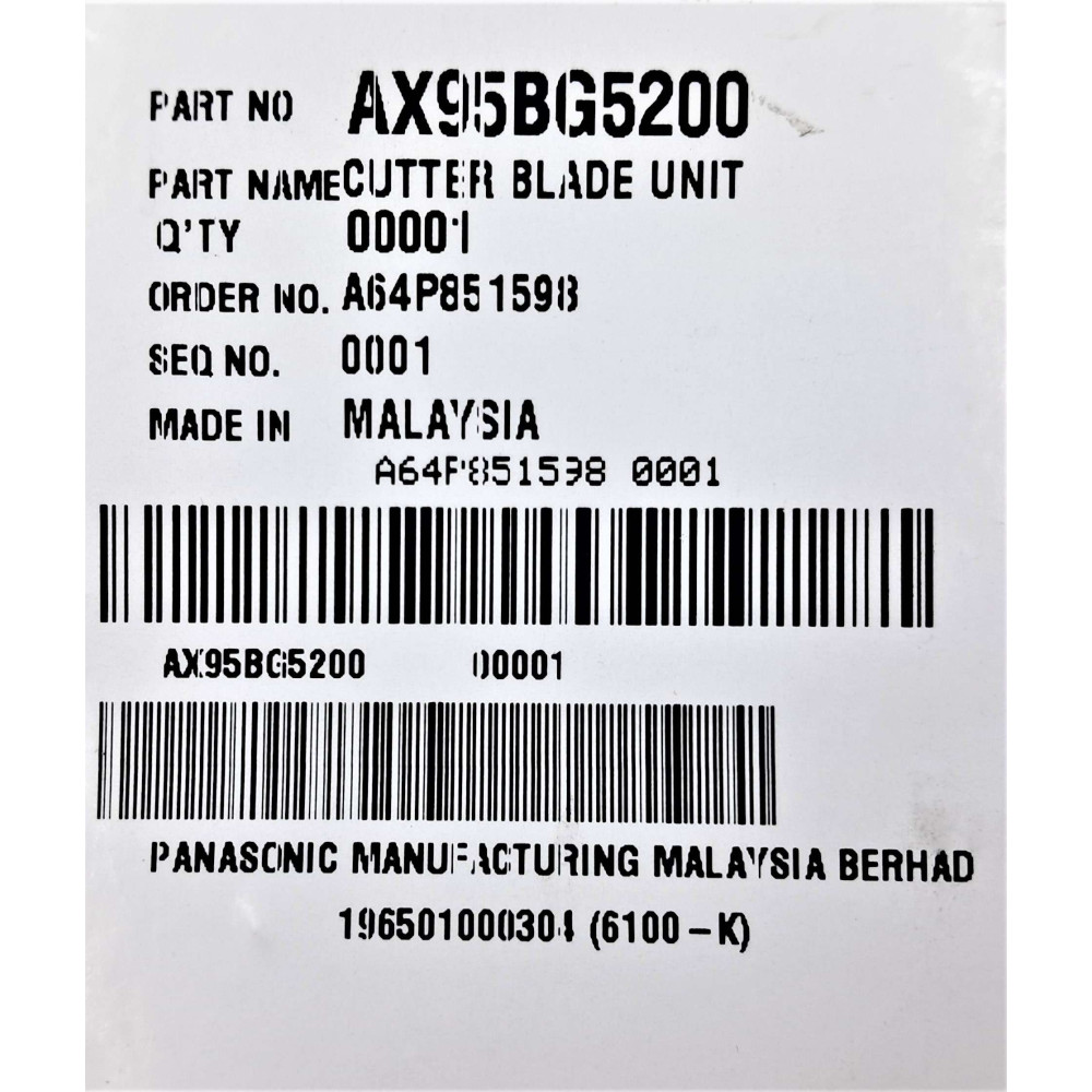 Ніж для соковижималки Panasonic AX95BG5200