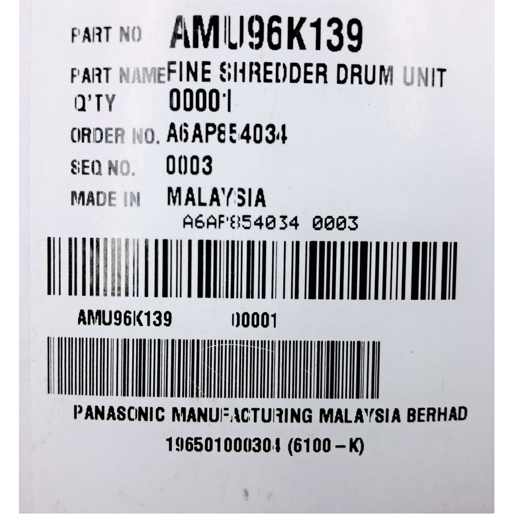 Насадка до м'ясорубки Panasonic AMU96K139 Насадка до м'ясорубки Panasonic AMU96K139