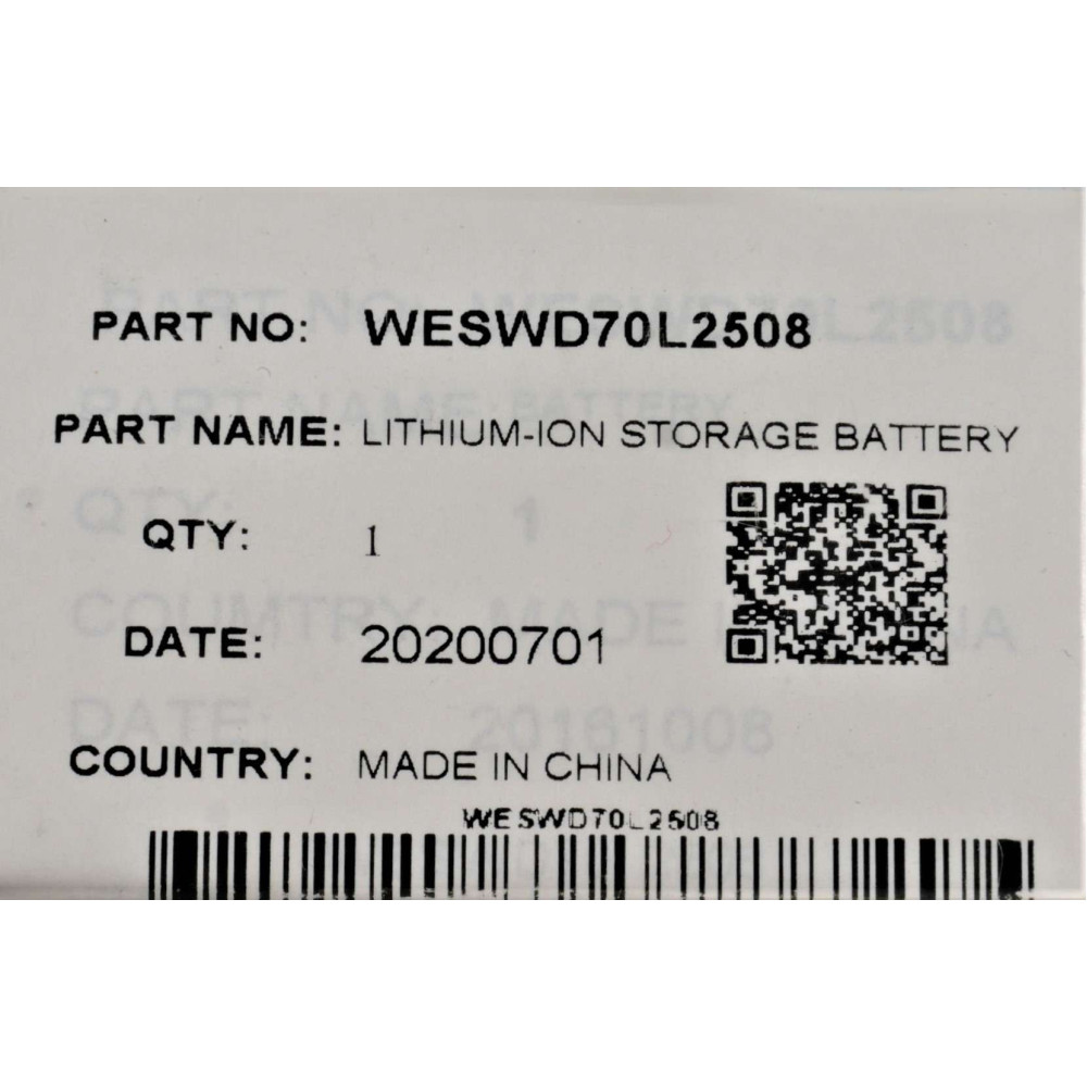 LI-ION аккумулятор до епілятора Panasonic WESWD70L2508 LI-ION аккумулятор до епілятора Panasonic WESWD70L2508