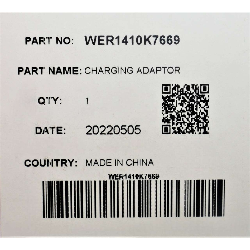 Мережевий адаптер до машинки для стрижки Panasonic WER1410K7669 (RE5-95)