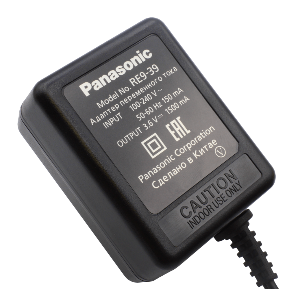 Мережевий адаптер до машинки для стрижки Panasonic WER1611K7P62 (RE9-39)