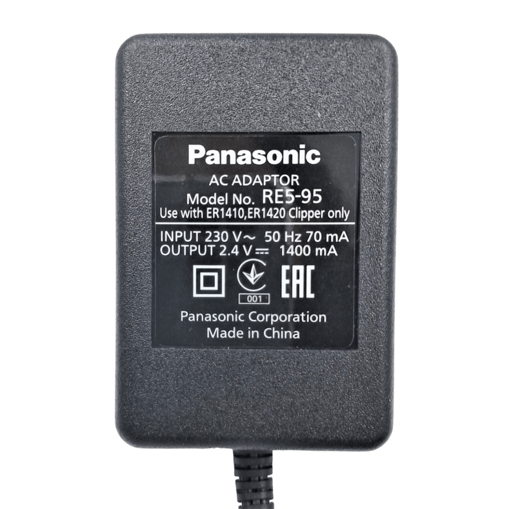 Мережевий адаптер до машинки для стрижки Panasonic WER1410K7661 (RE5-95)