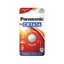 Батарейка Panasonic CR-1616EL/1B літієва CR1616 блістер, 1 шт. Батарейка Panasonic CR-1616EL/1B літієва CR1616 блістер, 1 шт.