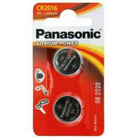 Батарейка Panasonic CR-2016EL/2B літієва CR2016 блістер, 2 шт.