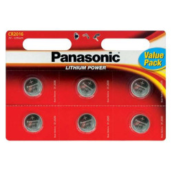 Батарейка Panasonic CR-2016EL/6B літієва CR2016 блістер, 6 шт. Батарейка Panasonic CR-2016EL/6B літієва CR2016 блістер, 6 шт.