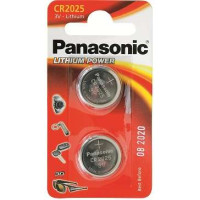 Батарейка Panasonic CR-2025EL/2B літієва CR2025 блістер, 2 шт.