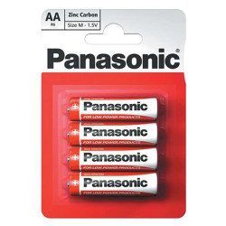 Батарейка Panasonic R6REL/4BPR RED ZINC вугільно-цинкова AA(R6) блістер, 4 шт. Батарейка Panasonic R6REL/4BPR RED ZINC вугільно-цинкова AA(R6) блістер, 4 шт.