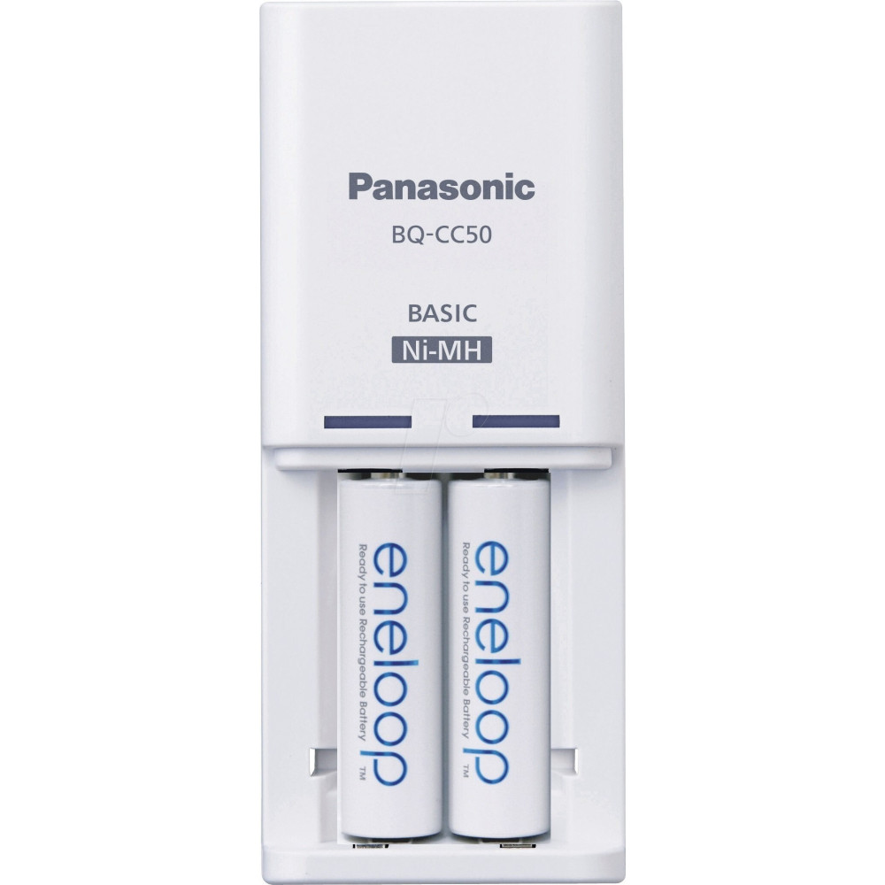 Зарядний пристрій Panasonic K-KJ50MCD20E Compact Charger+ Акумулятор Eneloop NI-MH AA 2000 мАг, 2 шт. Зарядний пристрій Panasonic K-KJ50MCD20E Compact Charger+ Акумулятор Eneloop NI-MH AA 2000 мАг, 2 шт.