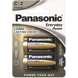 Батарейка Panasonic LR14REE/2BR EVERYDAY POWER лужна C(LR14) блістер, 2 шт. Батарейка Panasonic LR14REE/2BR EVERYDAY POWER лужна C(LR14) блістер, 2 шт.