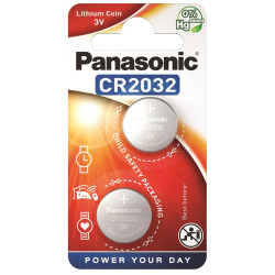 Батарейка Panasonic CR-2032EL/2B літієва CR2032 блістер, 2 шт. Батарейка Panasonic CR-2032EL/2B літієва CR2032 блістер, 2 шт.