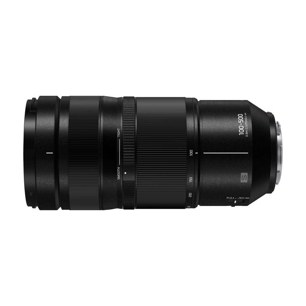 Об'єктив Panasonic S-R100500E Lumix S 100-500mm f/5-7.1 O.I.S. Об'єктив Panasonic S-R100500E Lumix S 100-500mm f/5-7.1 O.I.S.