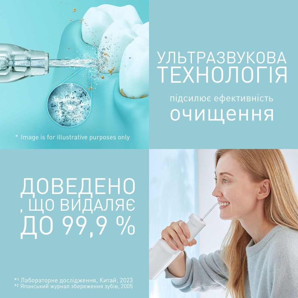 Іригатор Panasonic EW-DJ66-W321 з 2 насадками OPENBOX Іригатор Panasonic EW-DJ66-W321 з 2 насадками OPENBOX
