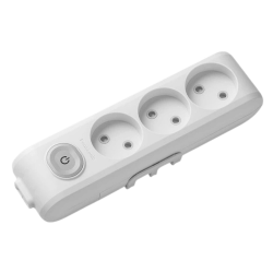 Колодка Panasonic X-tendia 3 гнізда, з вимикачем та захисними шторками WLTA02302GR-UA1 Колодка Panasonic X-tendia 3 гнізда, з вимикачем та захисними шторками WLTA02302GR-UA1