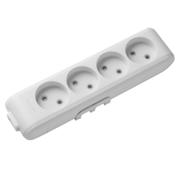 Колодка Panasonic X-tendia 4 гнізда, із захисними шторками WLTB02402GR-UA1 Колодка Panasonic X-tendia 4 гнізда, із захисними шторками WLTB02402GR-UA1